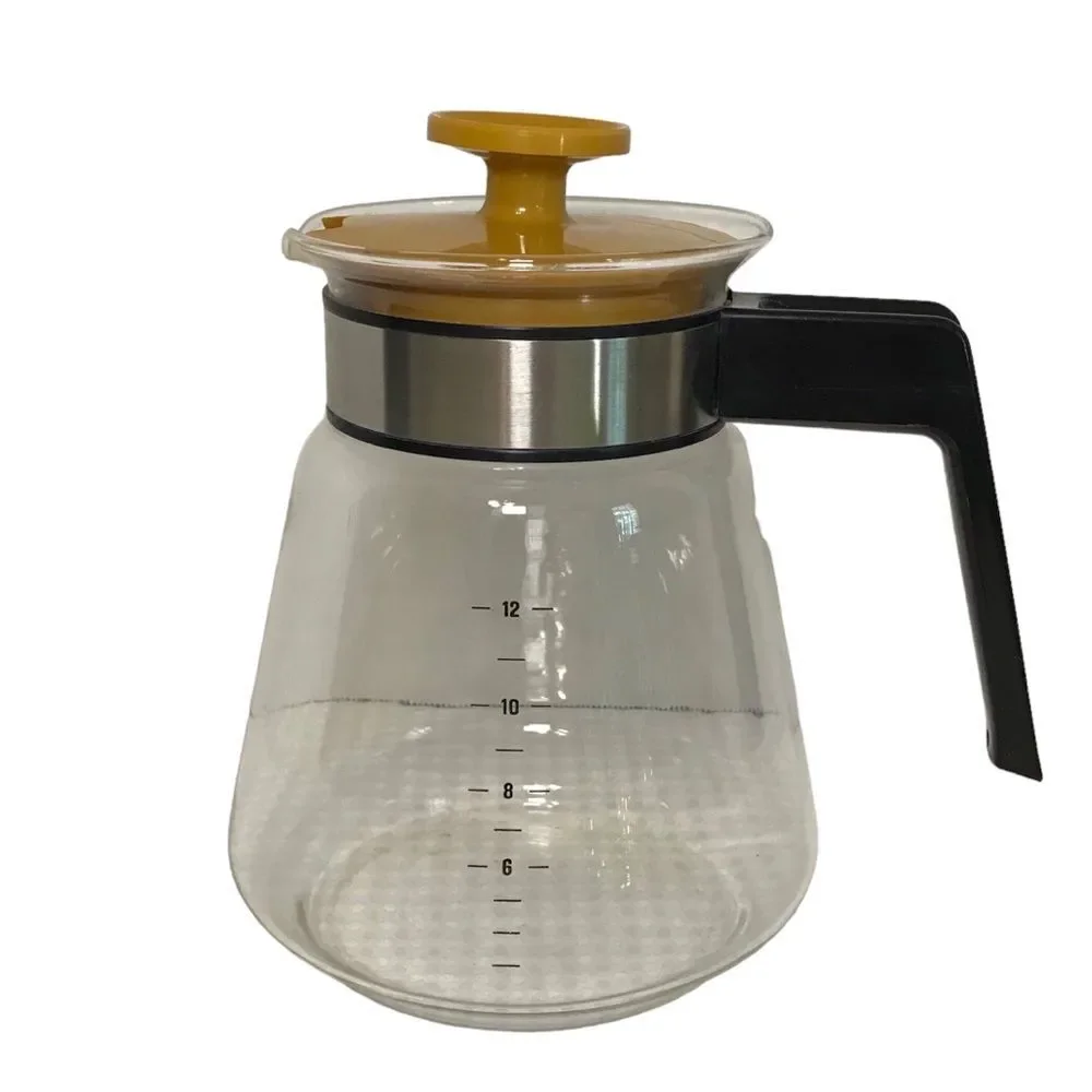 Vintage Harvest Gold 12 Cup Coffee Pot Carafe